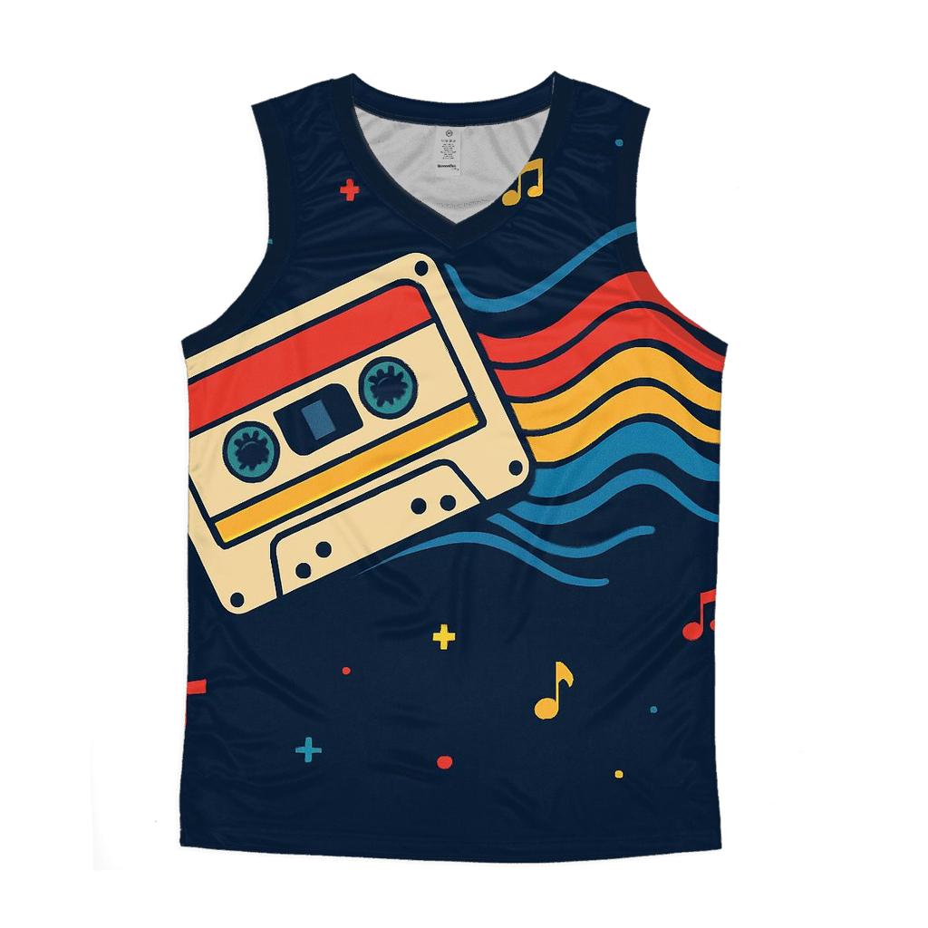 Cassette Comet Trail stylish racerback tanks