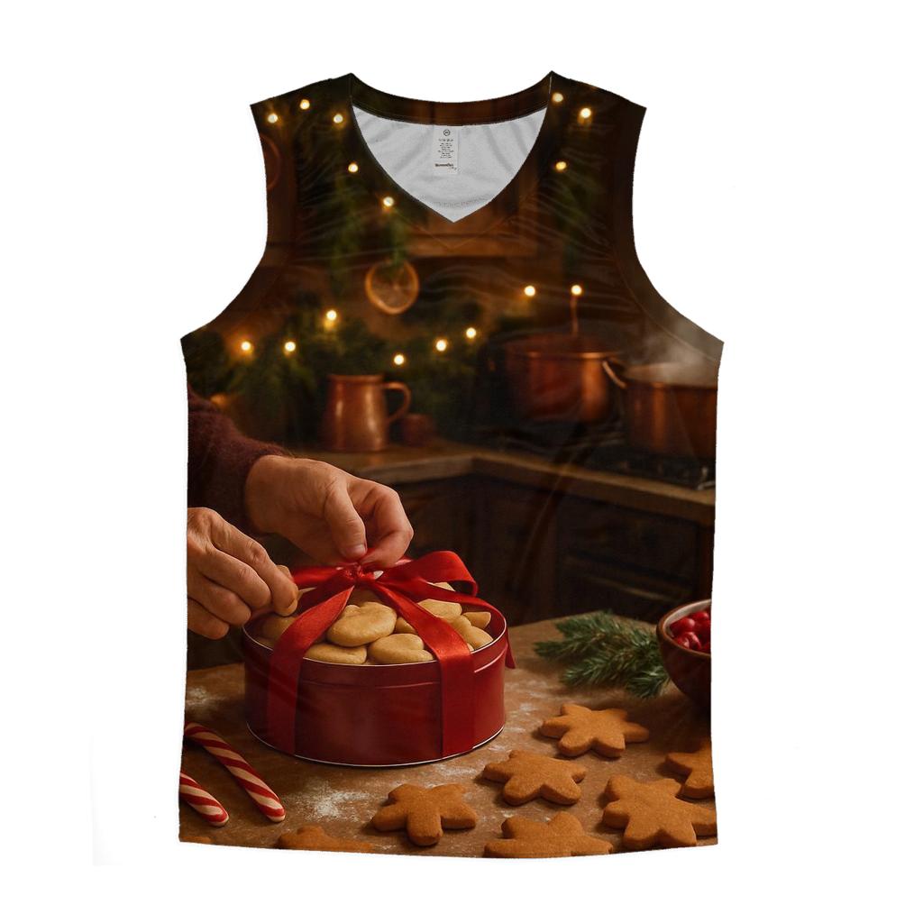 Grandmas Christmas Kitchen Warmth custom tank tops