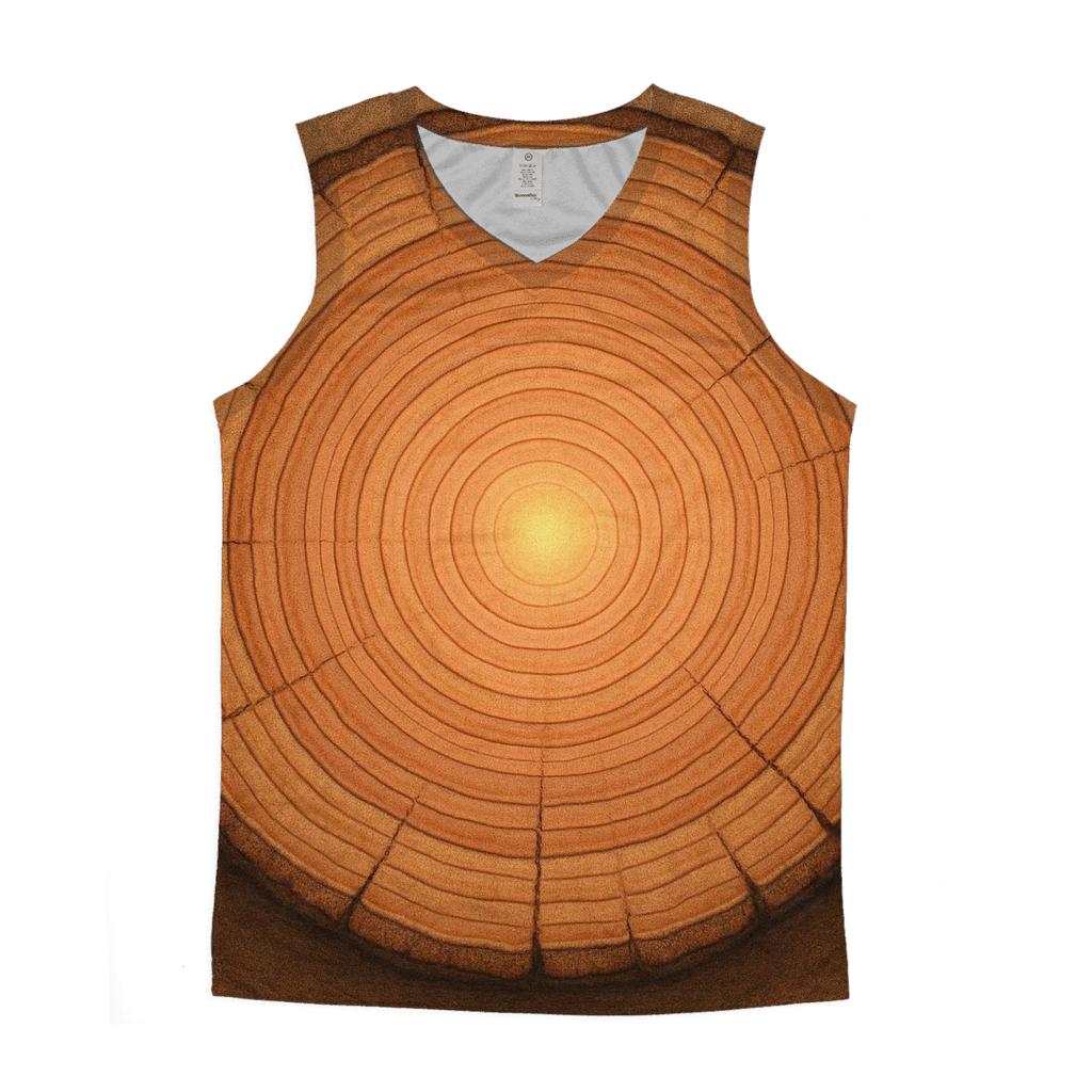 Heartwood Glow cotton sleeveless tops