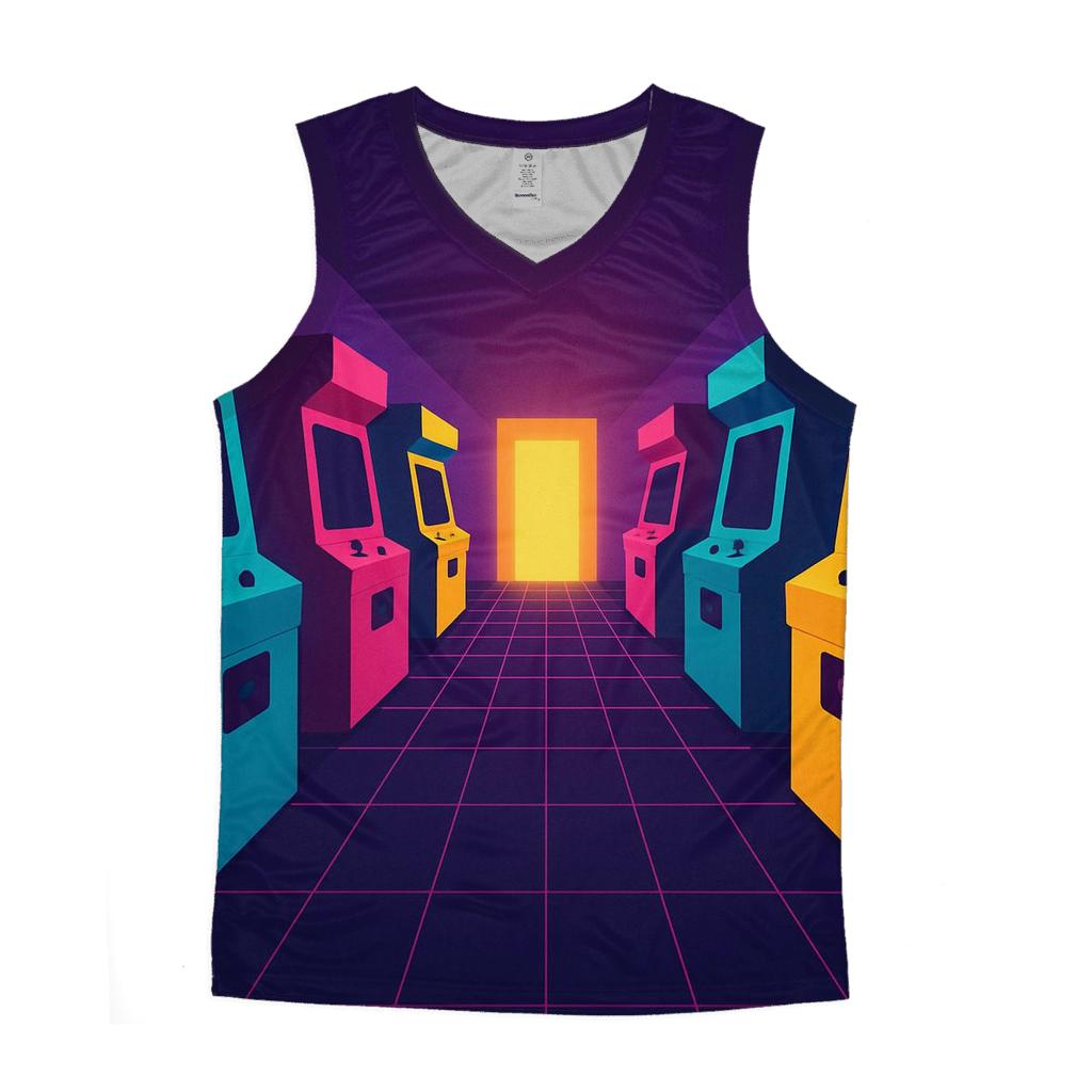 Vapor Arcade Corridor personalized athletic tanks