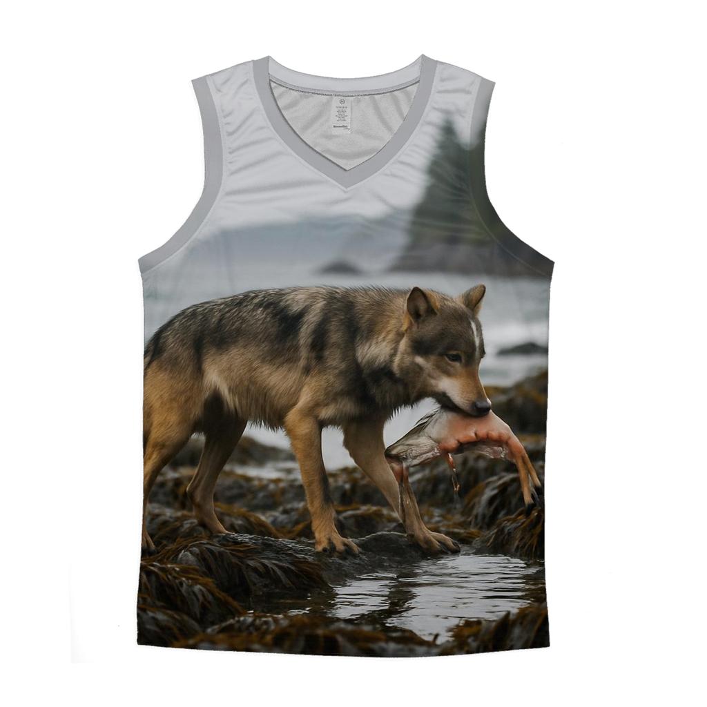 Coastal Kelp Forest Scavenger cotton sleeveless tops
