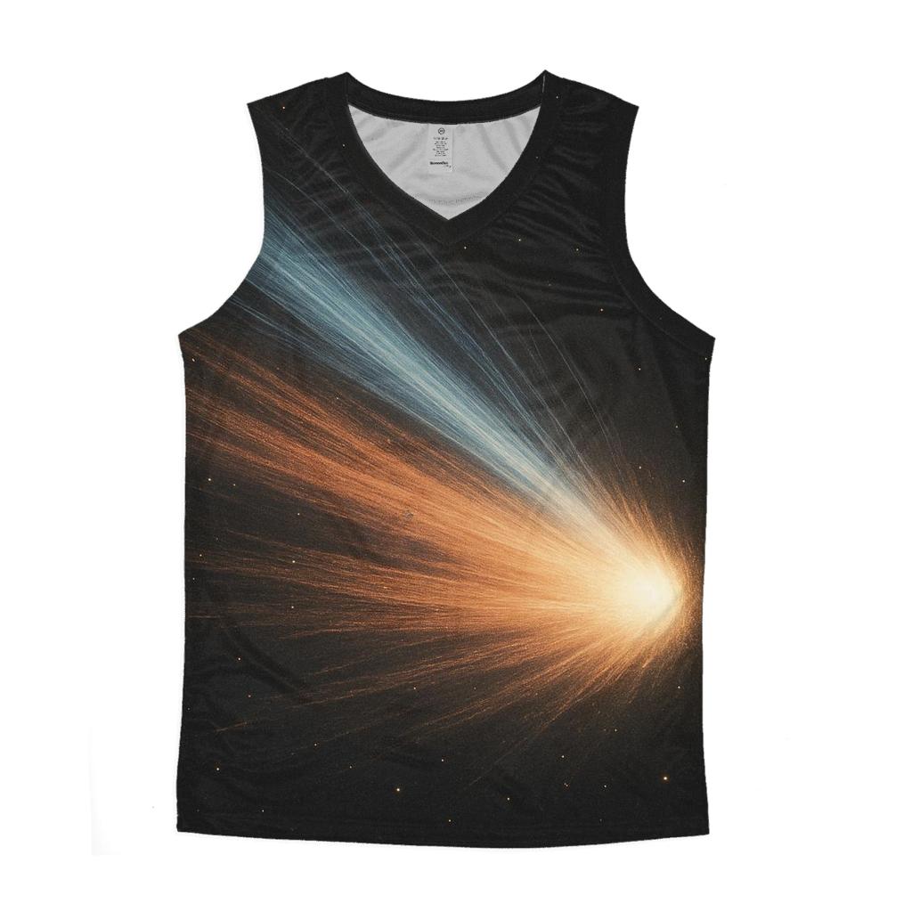 Comet Perihelion Fan Sheet cotton sleeveless tops