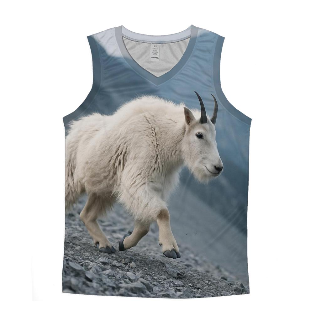 Alpine Scree Sprint Mountain Goat stylish racerback tanks