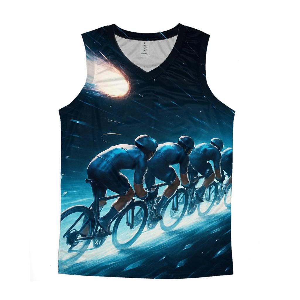 Comet Trail Cycling Race stylish racerback tanks