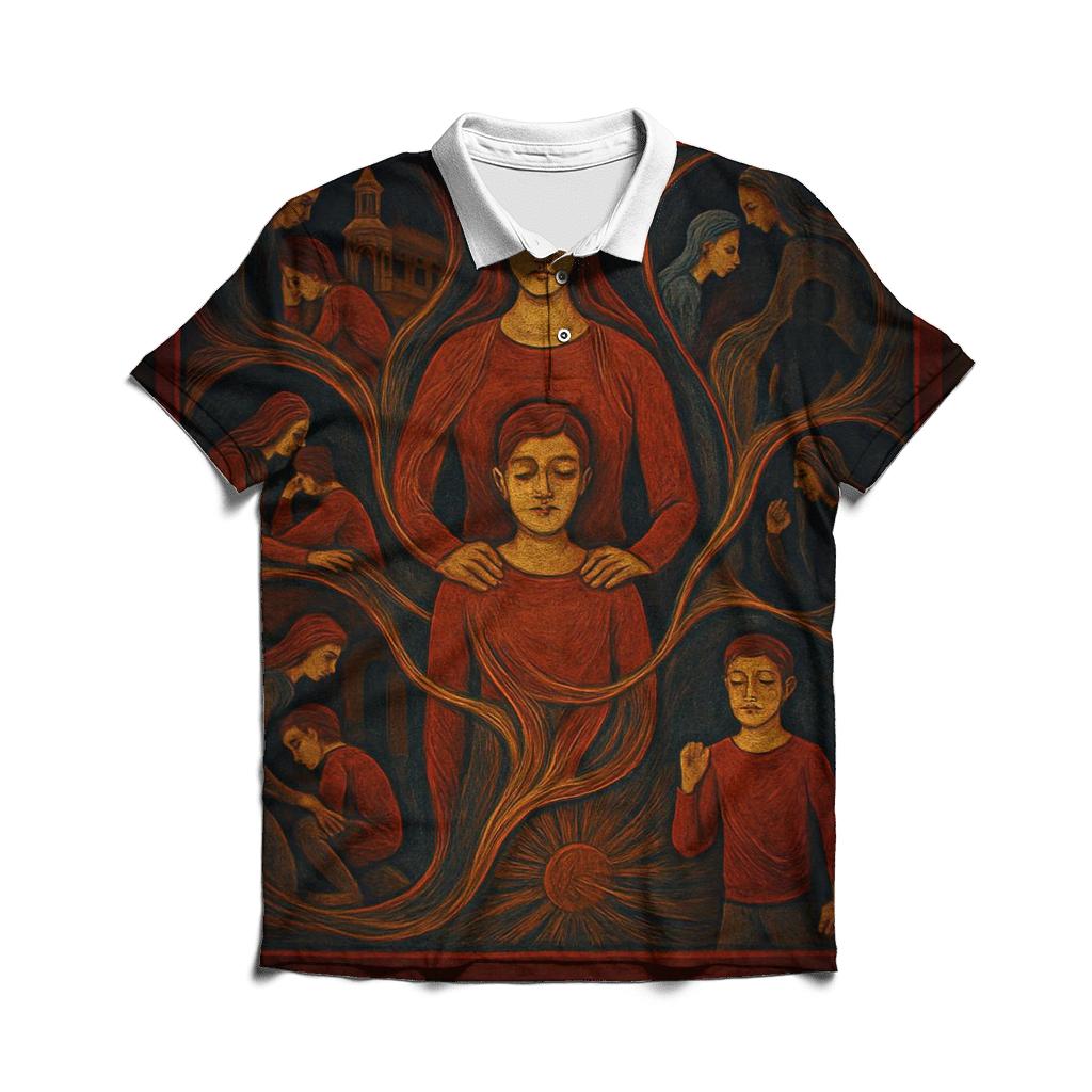 Threads Of Her Courage Woven Into My Days classic pique polos
