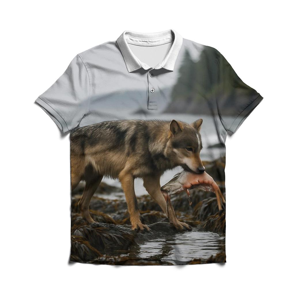 Coastal Kelp Forest Scavenger personalized polo shirts