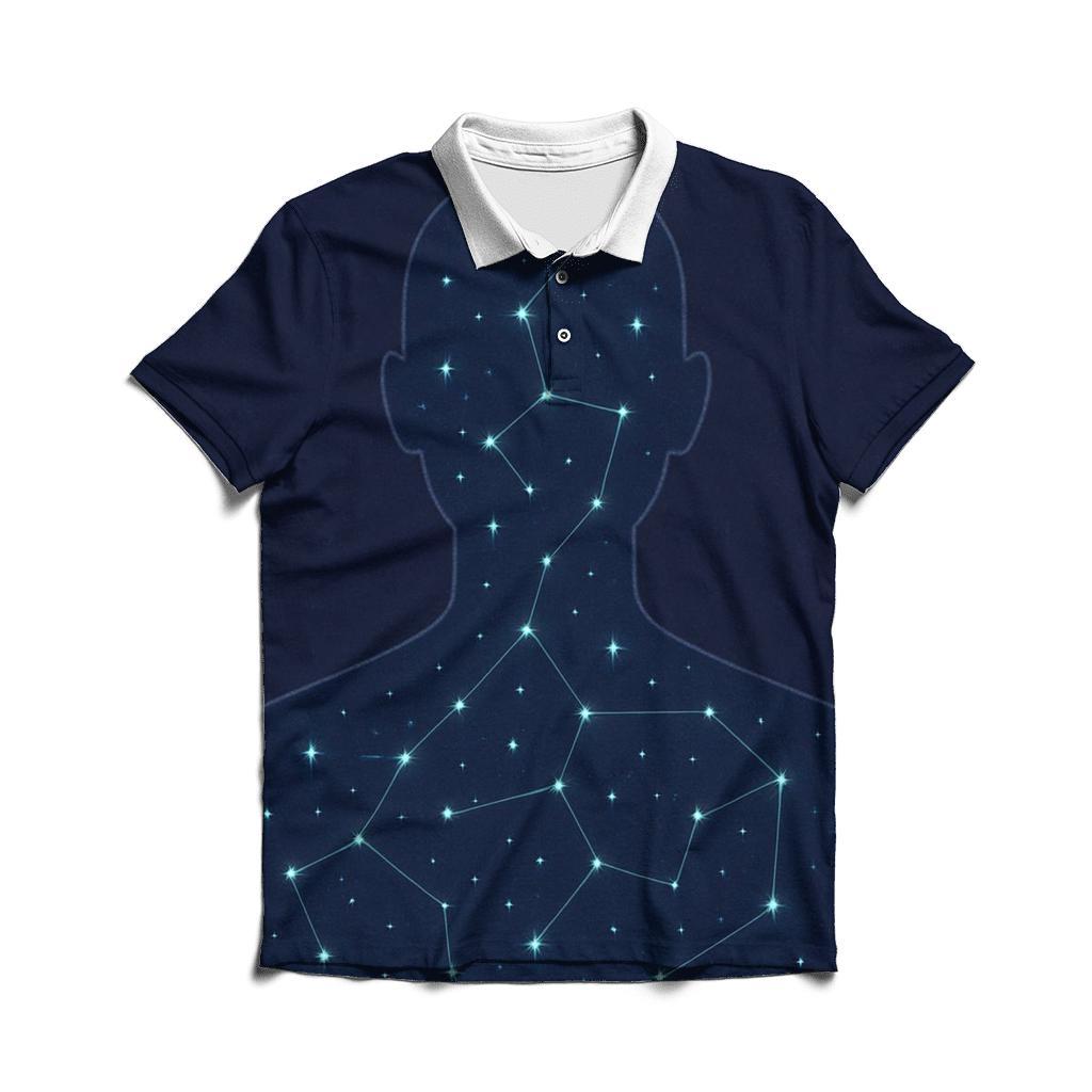 Inner Constellation personalized polo shirts