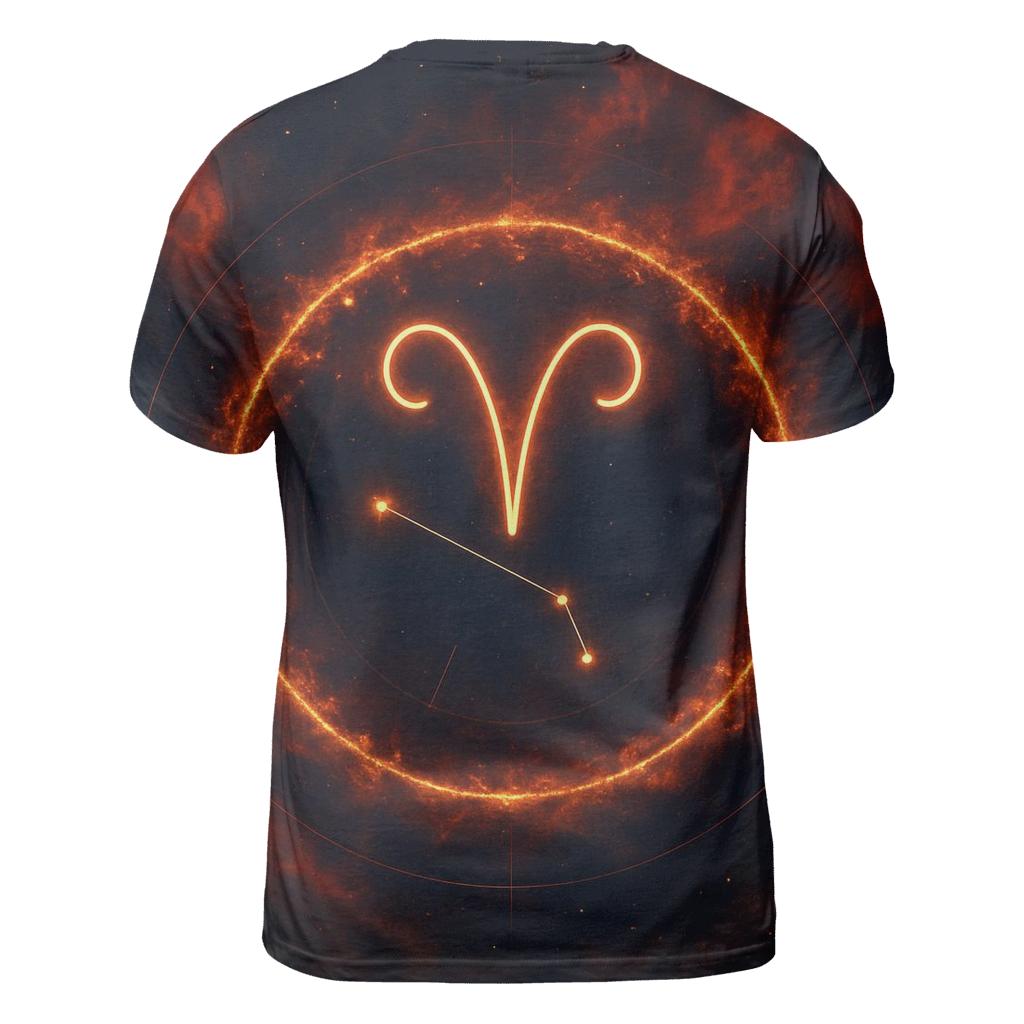 Luminous Aries Fire Gateway designer pattern shirts