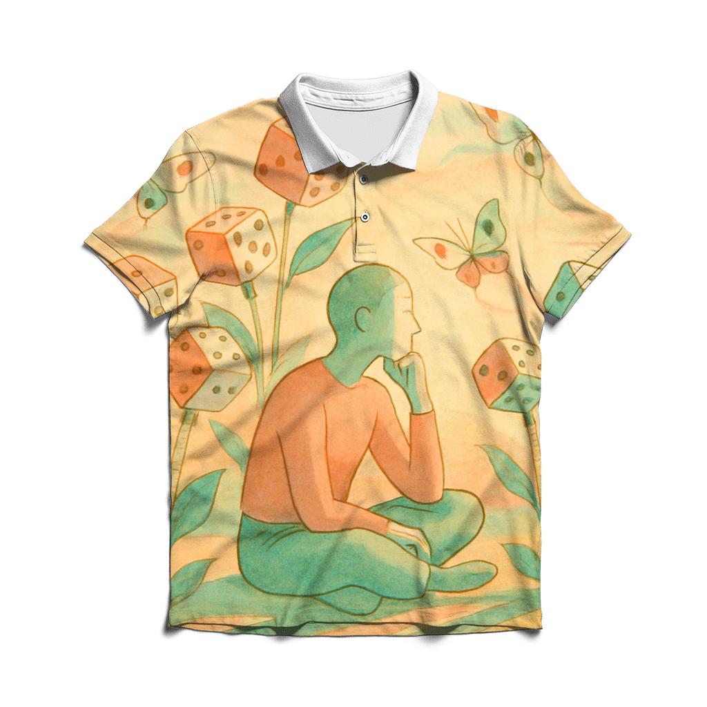Dice Garden Dreamer classic pique polos