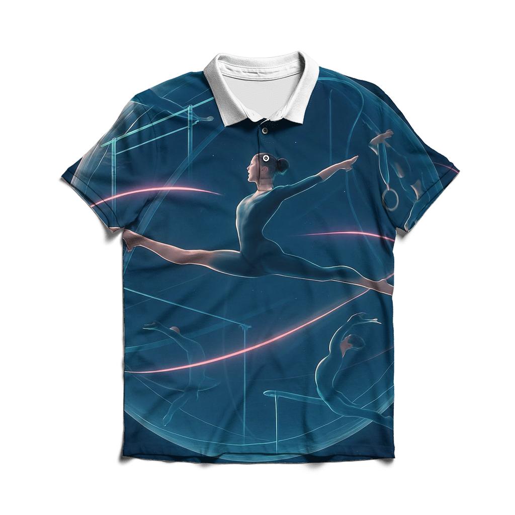 Zero Gravity Gymnastics Sphere premium cotton polo shirts