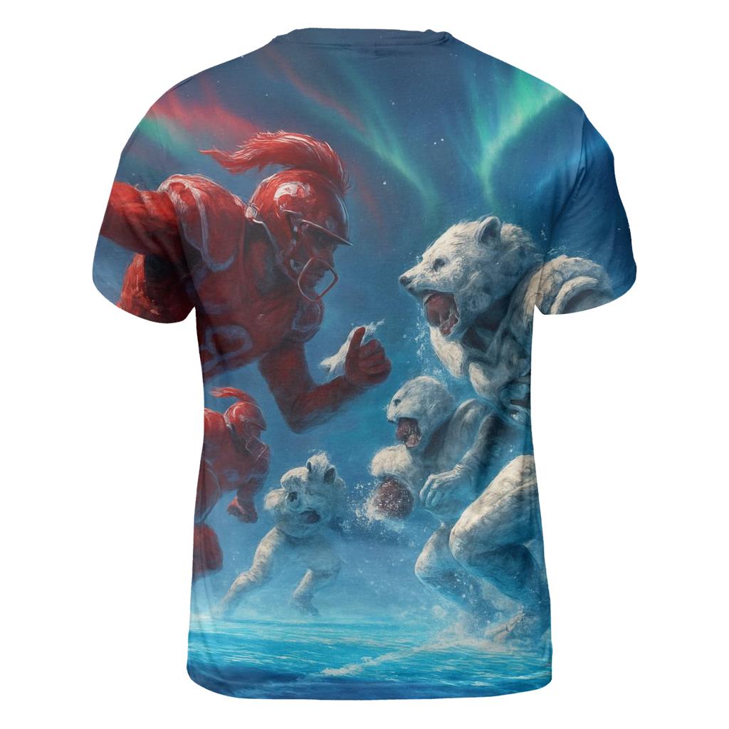 Frozen Yard Showdown Braves Vs Cubs unique graphic print tees
