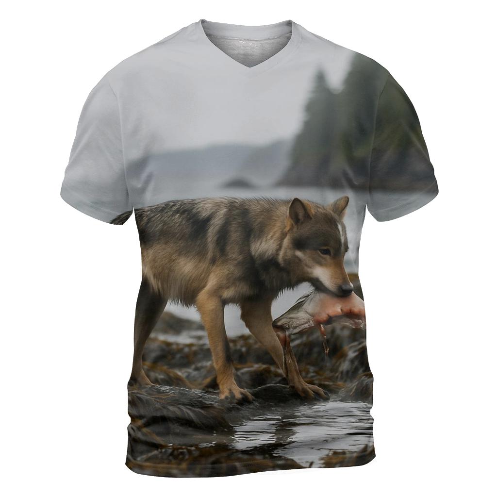 Coastal Kelp Forest Scavenger artistic all-over print tops