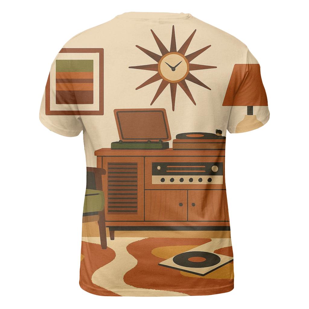Groovy Stereo Living Room custom all-over print shirts