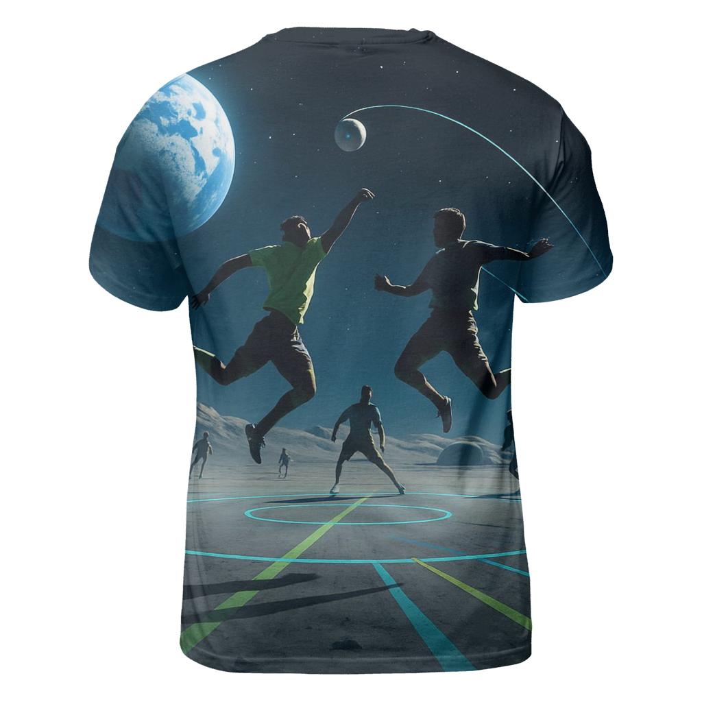 Lunar Street Soccer Arena trendy printed shirt styles