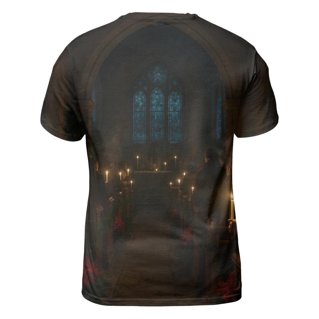 Quiet Midnight Mass Candle Procession personalized full print shirts
