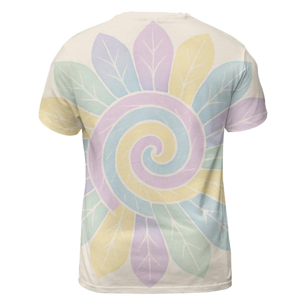 Pastel Mandala Petal Spiral trendy printed shirt styles