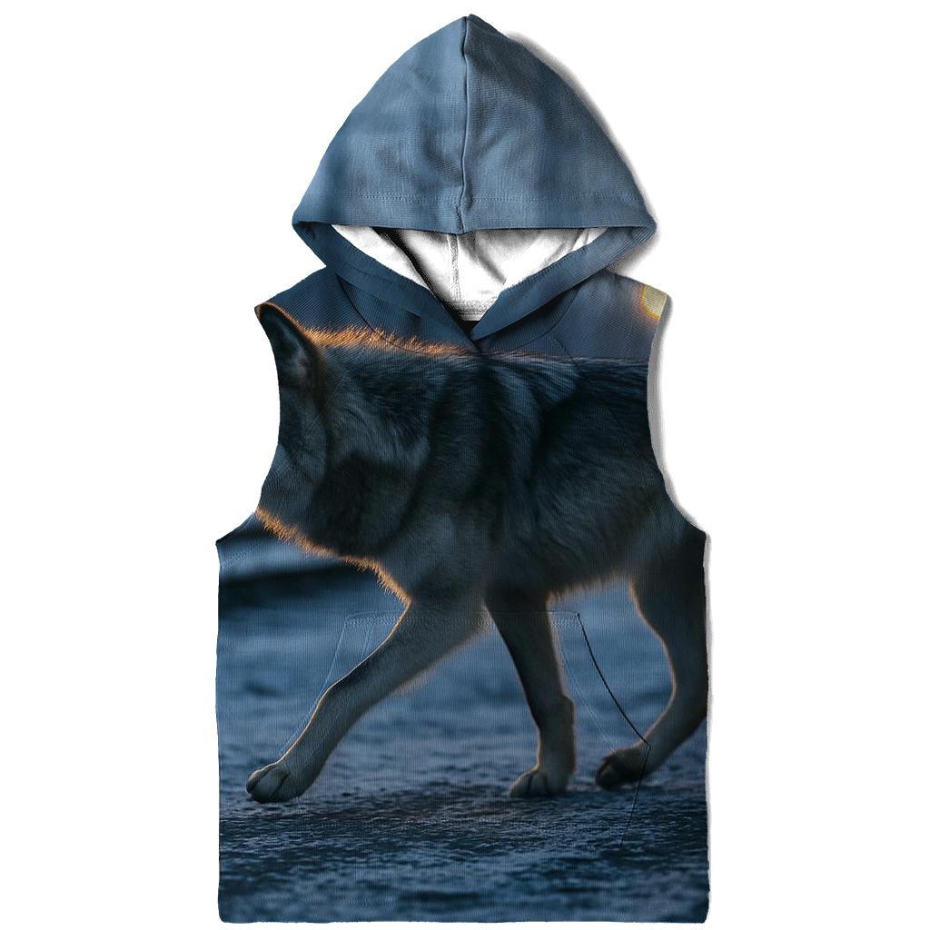 Urban Railway Wolf Crossing hoodie designs