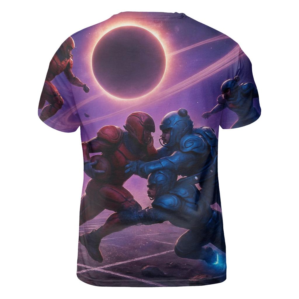 Cosmic Yard Braves Vs Cubs Eclipse unique graphic print tees