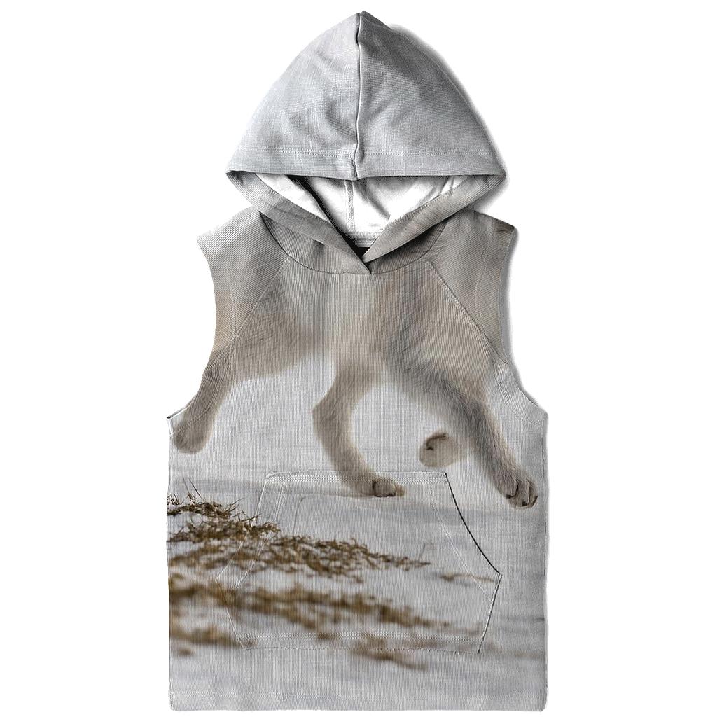 Tundra Patrol Arctic Fox graphic hoodies