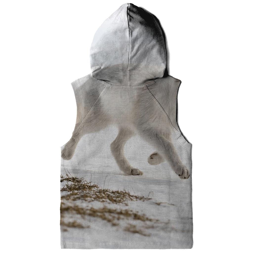 Tundra Patrol Arctic Fox graphic hoodies