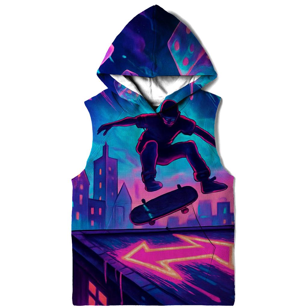 Dicefall Cityscape designer hoodies