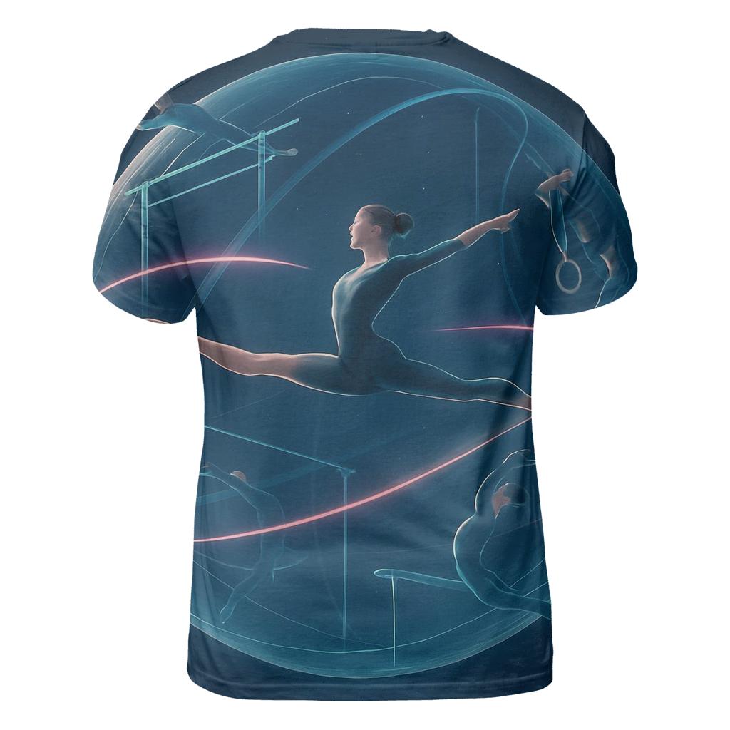 Zero Gravity Gymnastics Sphere vibrant all-over design tees