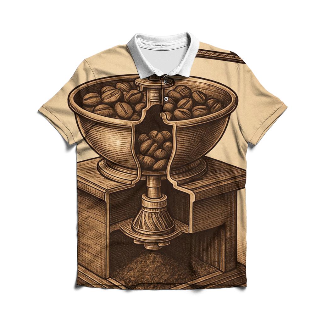 Vintage Mill Cross Section stylish collar polo tees