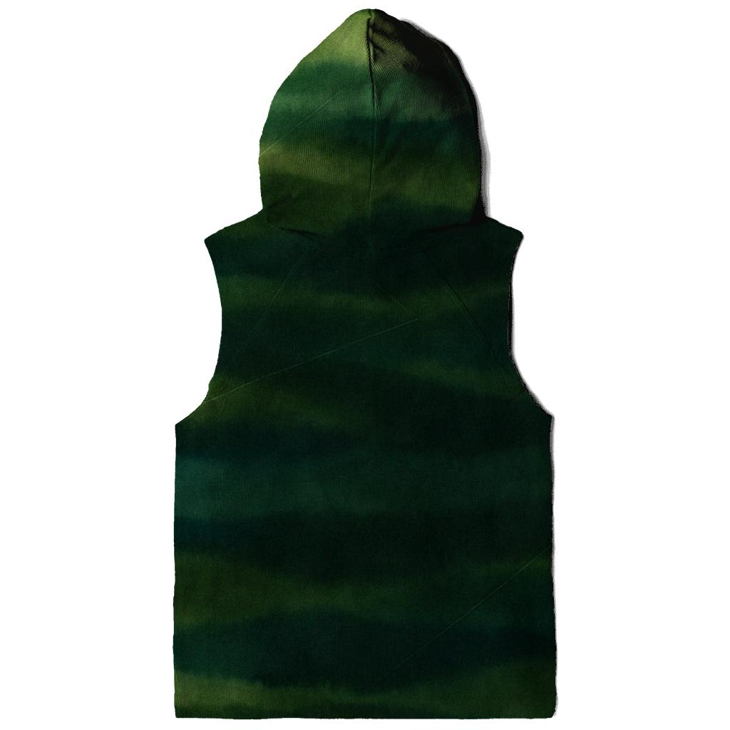 Overdye Forest Ripple Panel hoodie trends