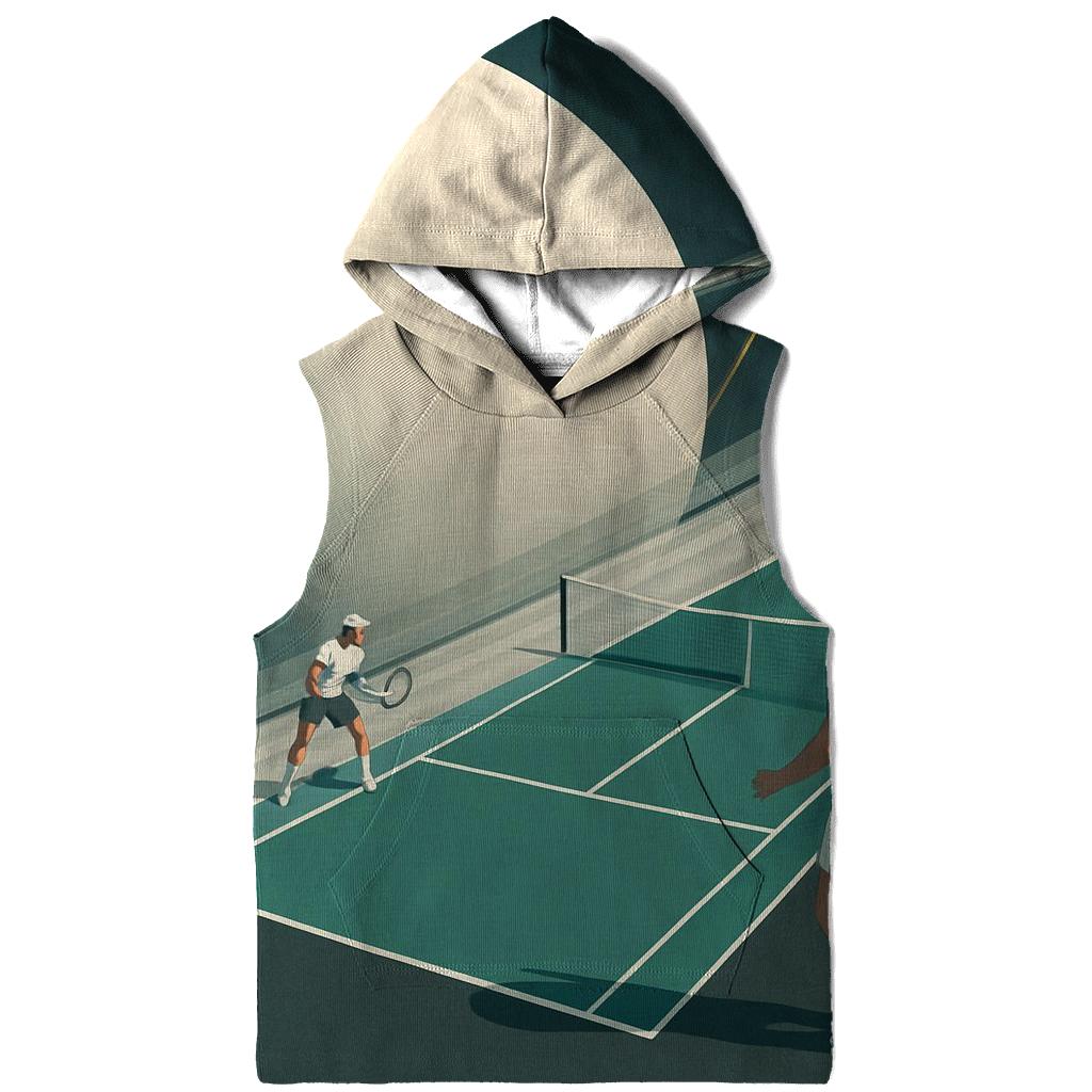 Orbit Ring Tennis Rally printed hoodies