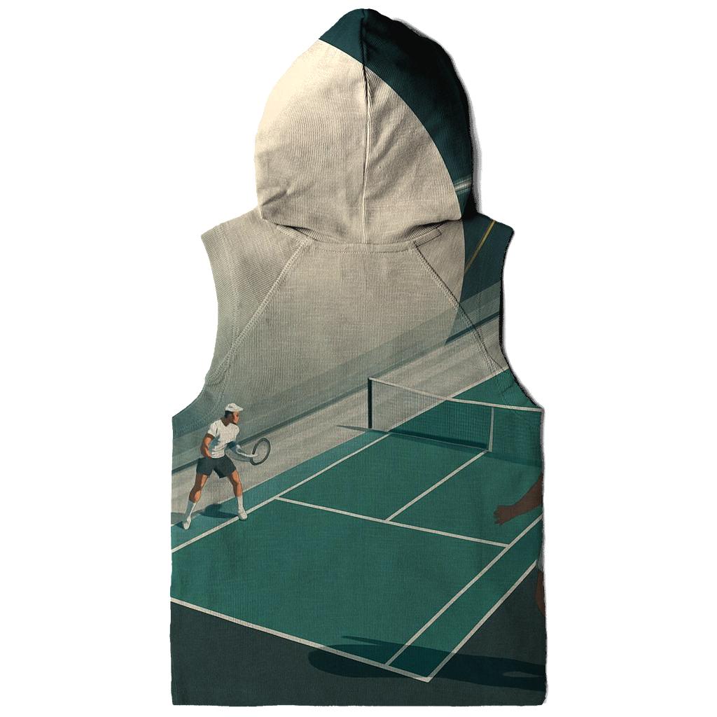 Orbit Ring Tennis Rally printed hoodies