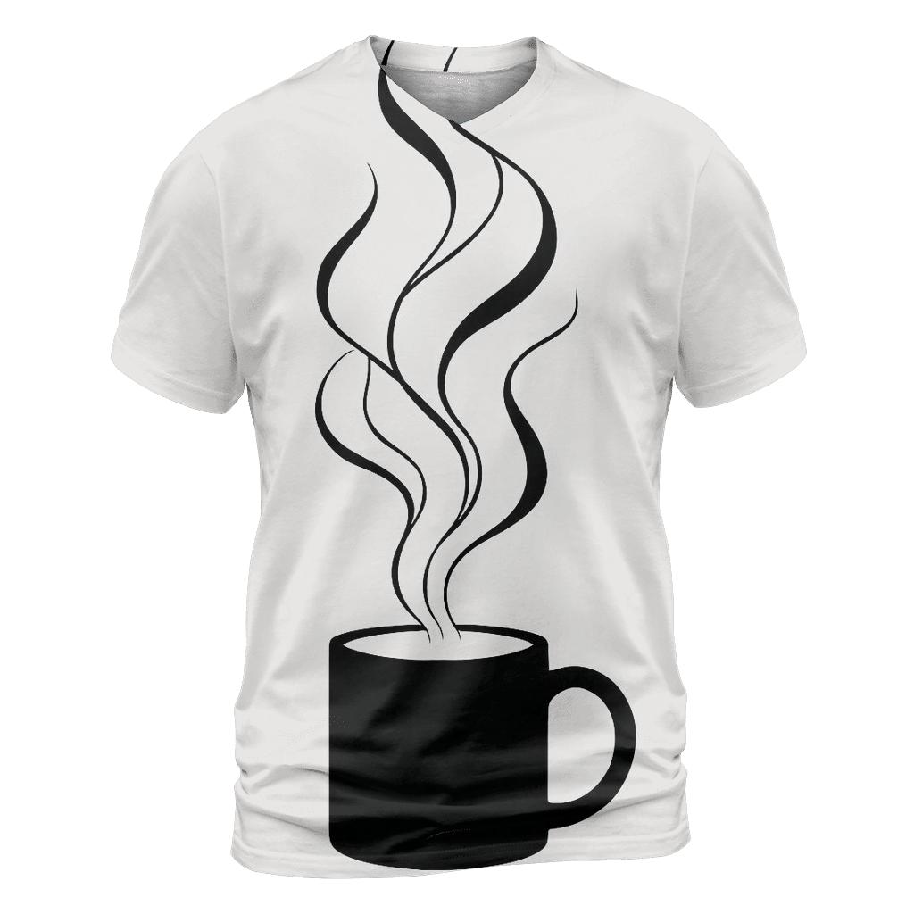 Steam Ribbon Silhouette custom all-over print shirts