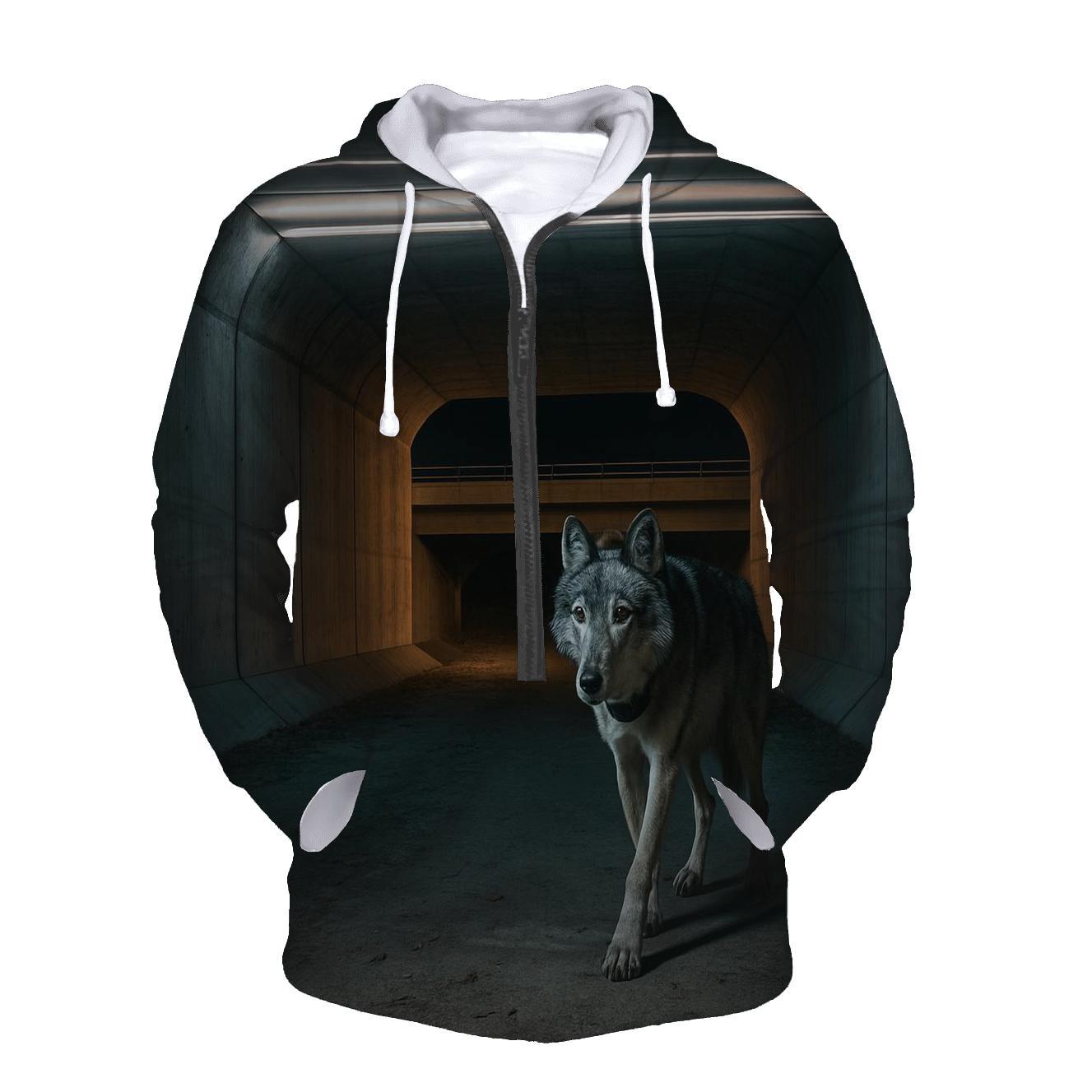 Highway Underpass Night Crossing hoodies fashion