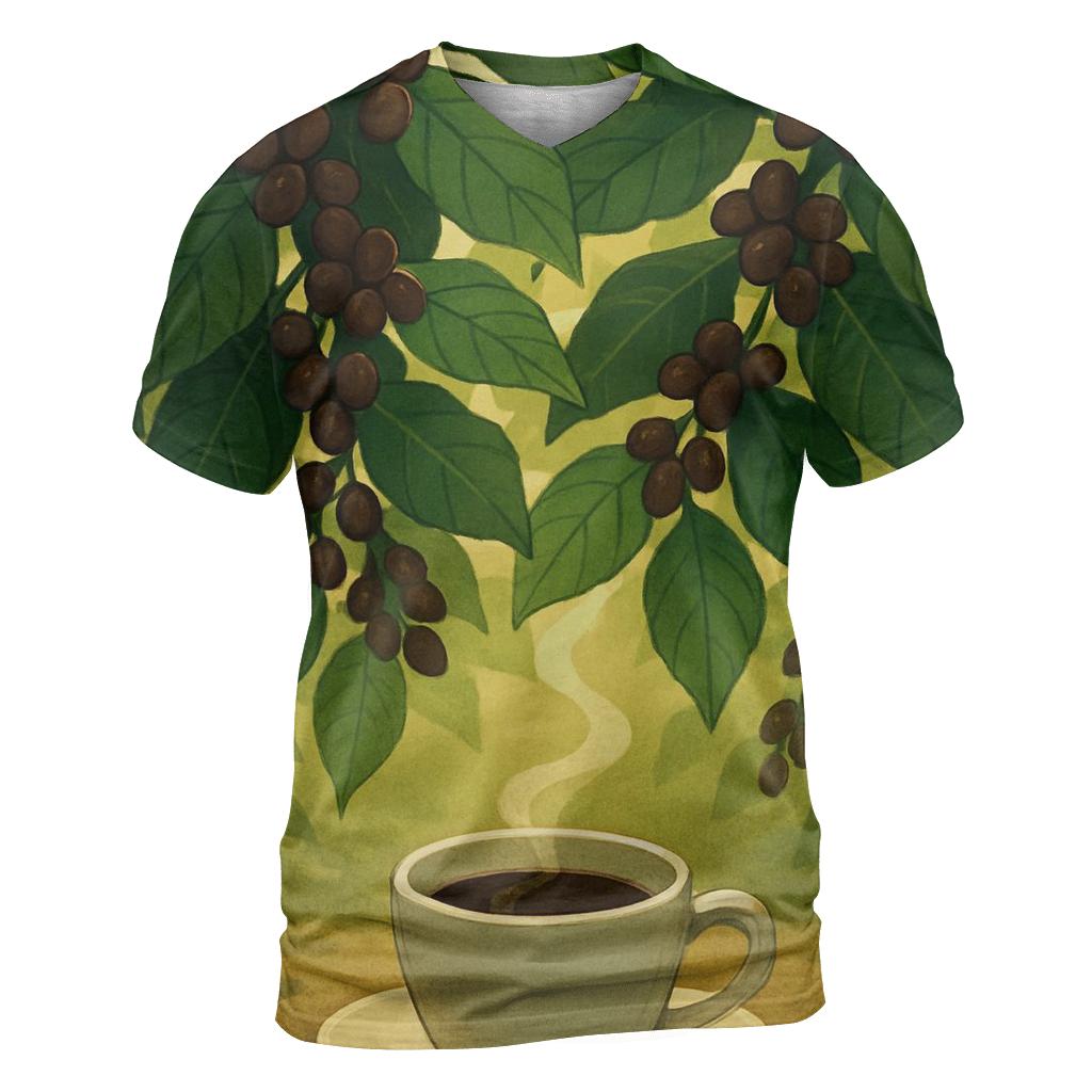 Forest Brew Canopy creative print fashion shirts