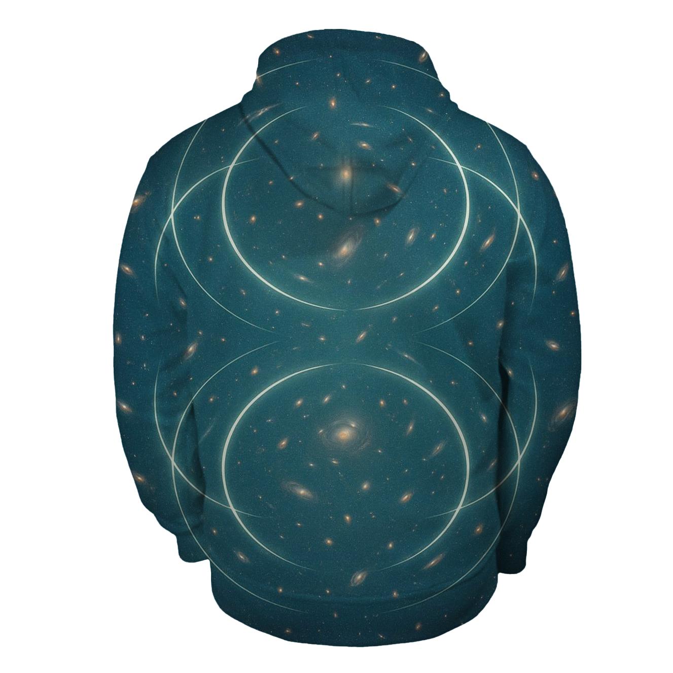 Gravitational Arc Lattice Field pullover hoodies