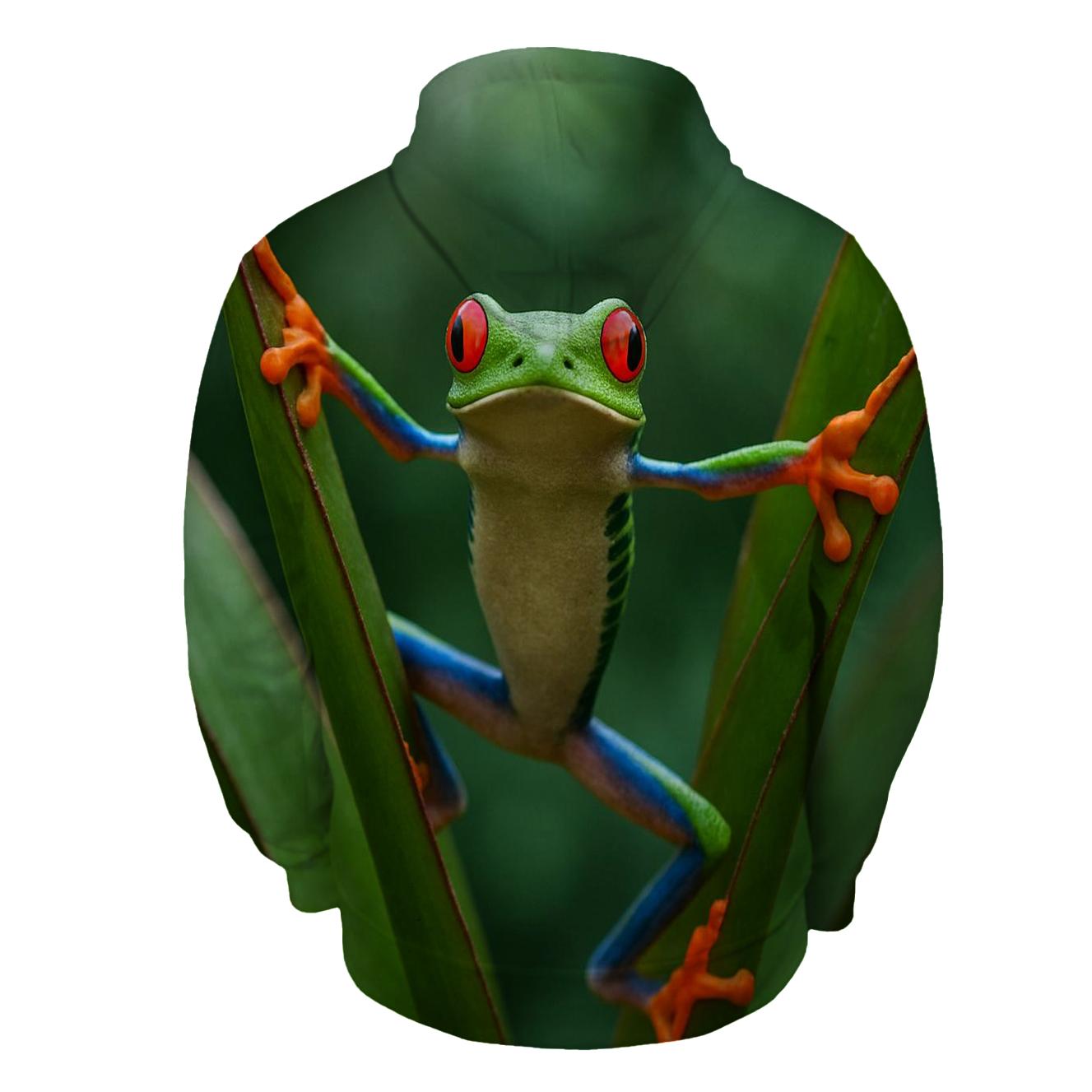 Rainforest Canopy Glide Red Eyed Tree Frog hoodie trends