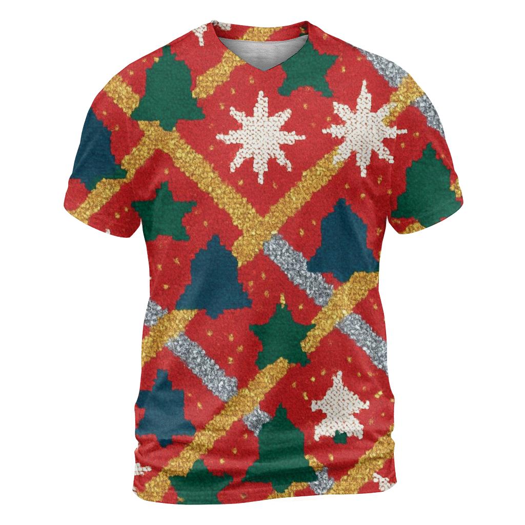 Tangled Tinsel Starburst Design unique graphic print tees