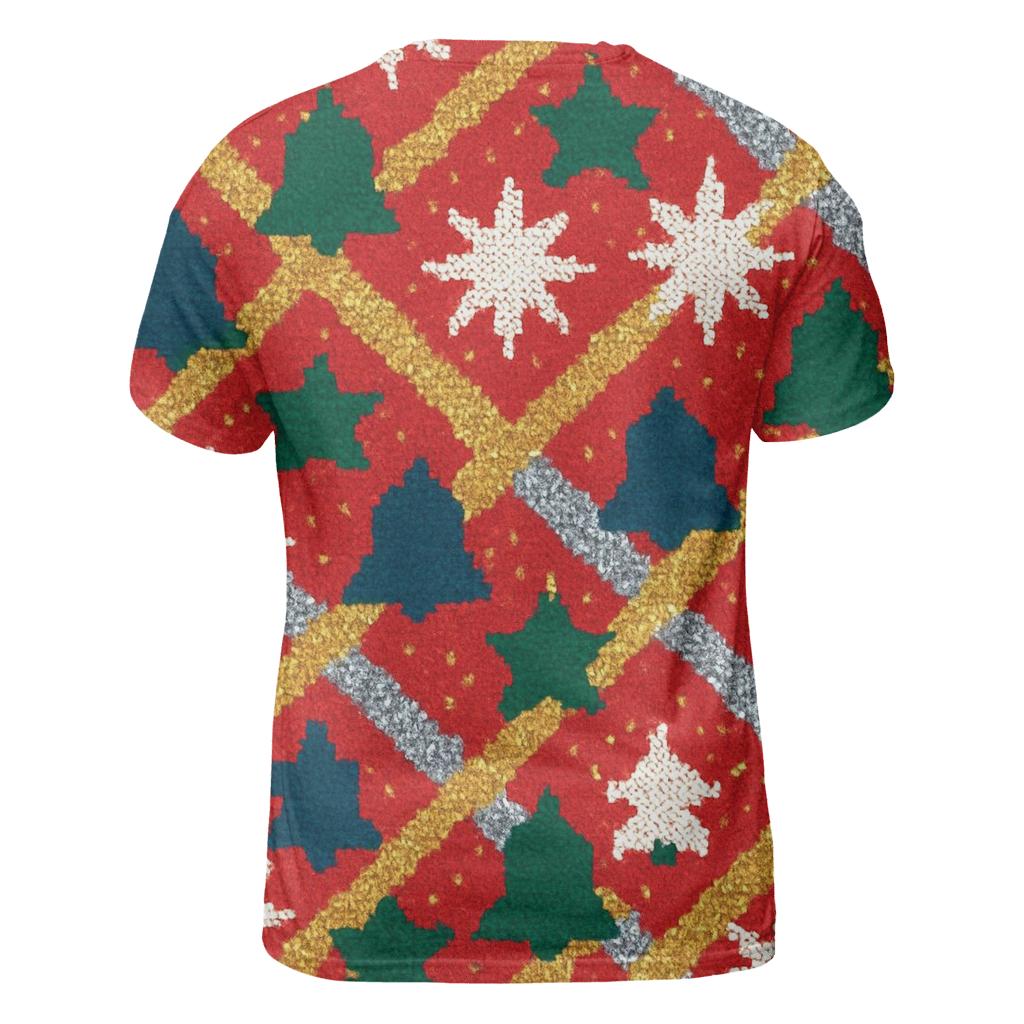 Tangled Tinsel Starburst Design unique graphic print tees