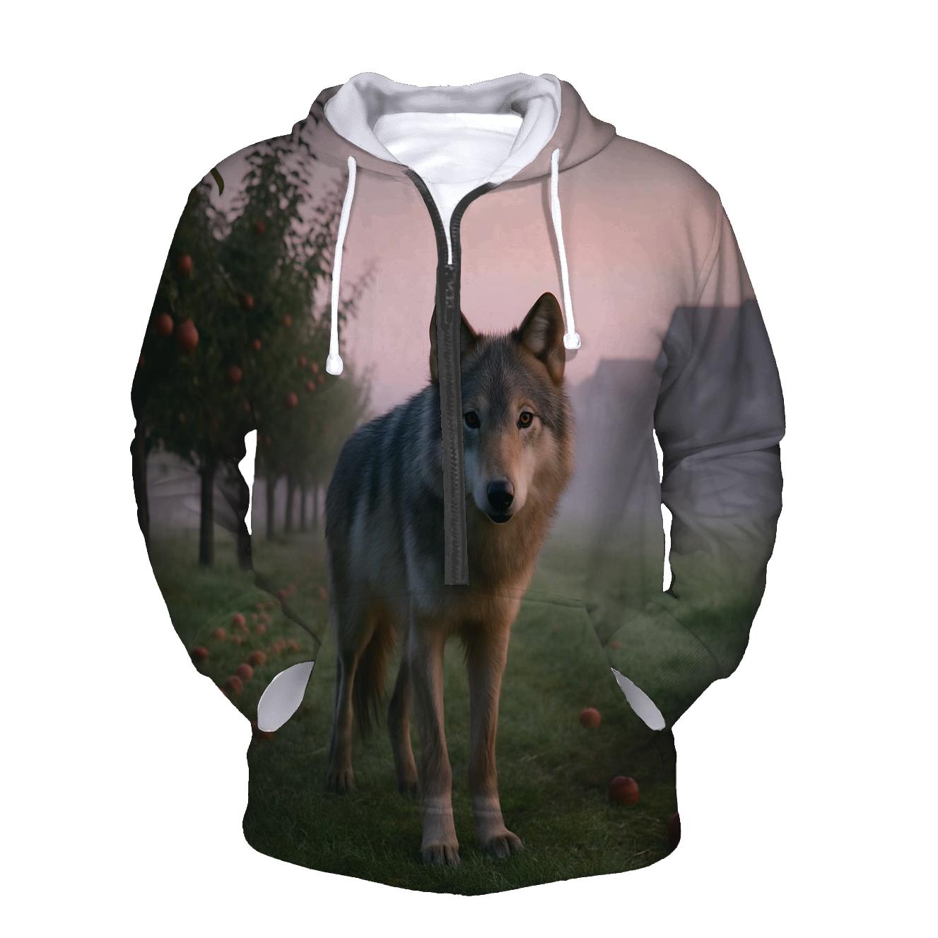 Suburban Orchard Dawn Encounter premium hoodies