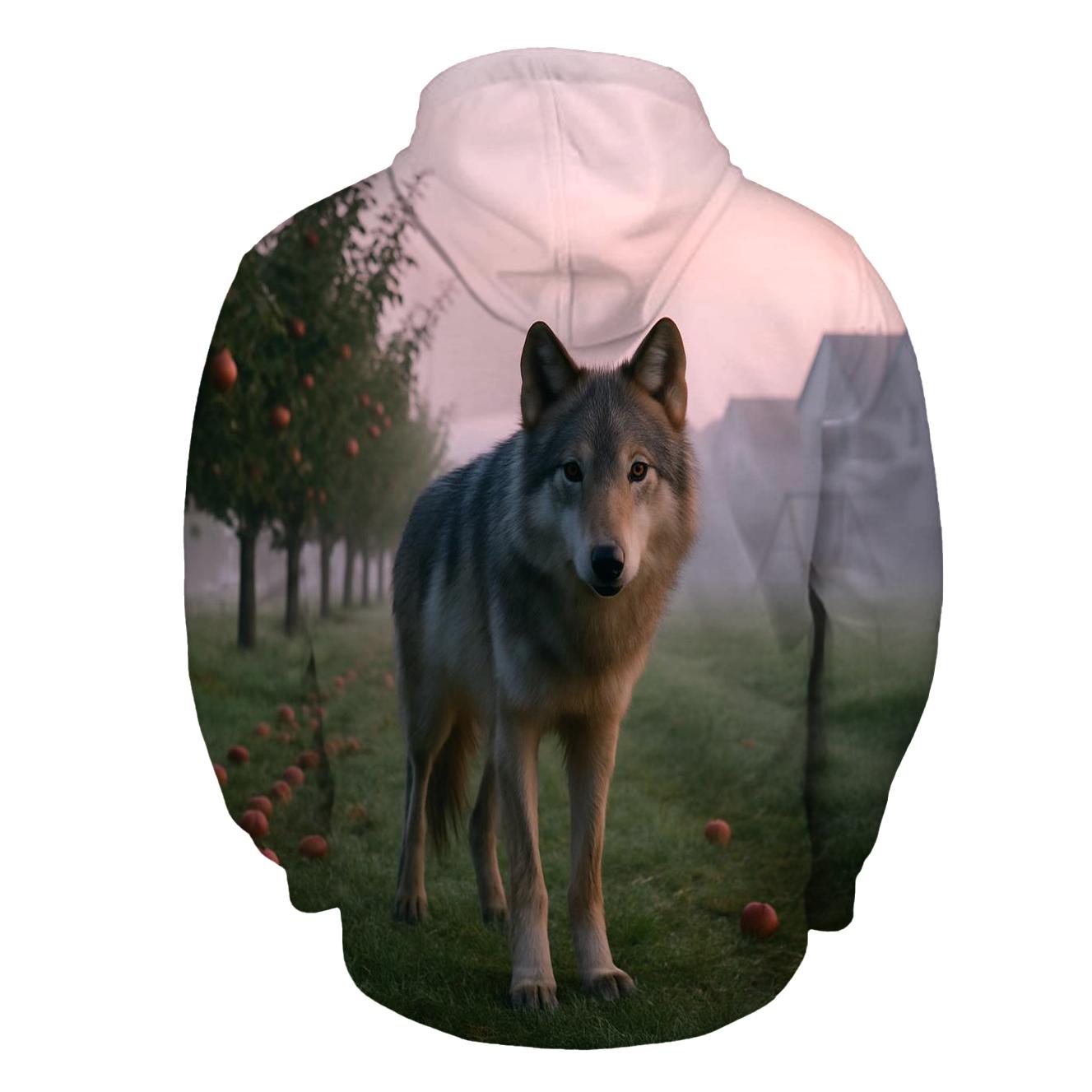 Suburban Orchard Dawn Encounter premium hoodies