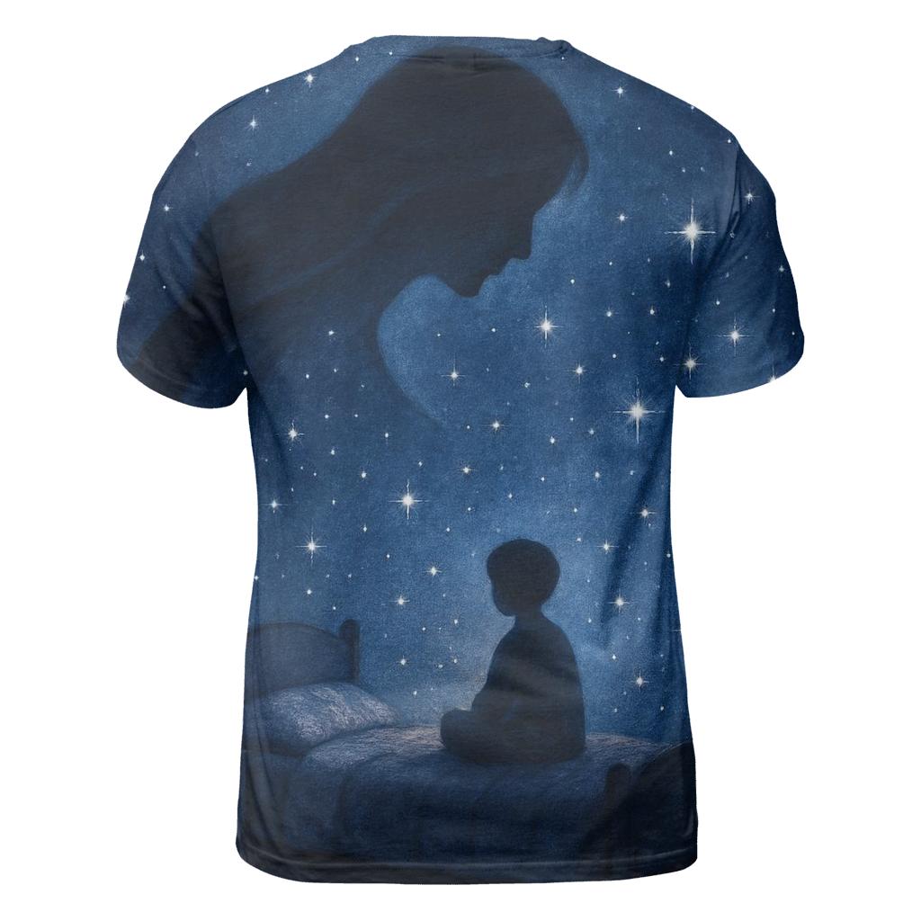 The Space She Held For My Dreams To Grow artistic all-over print tops