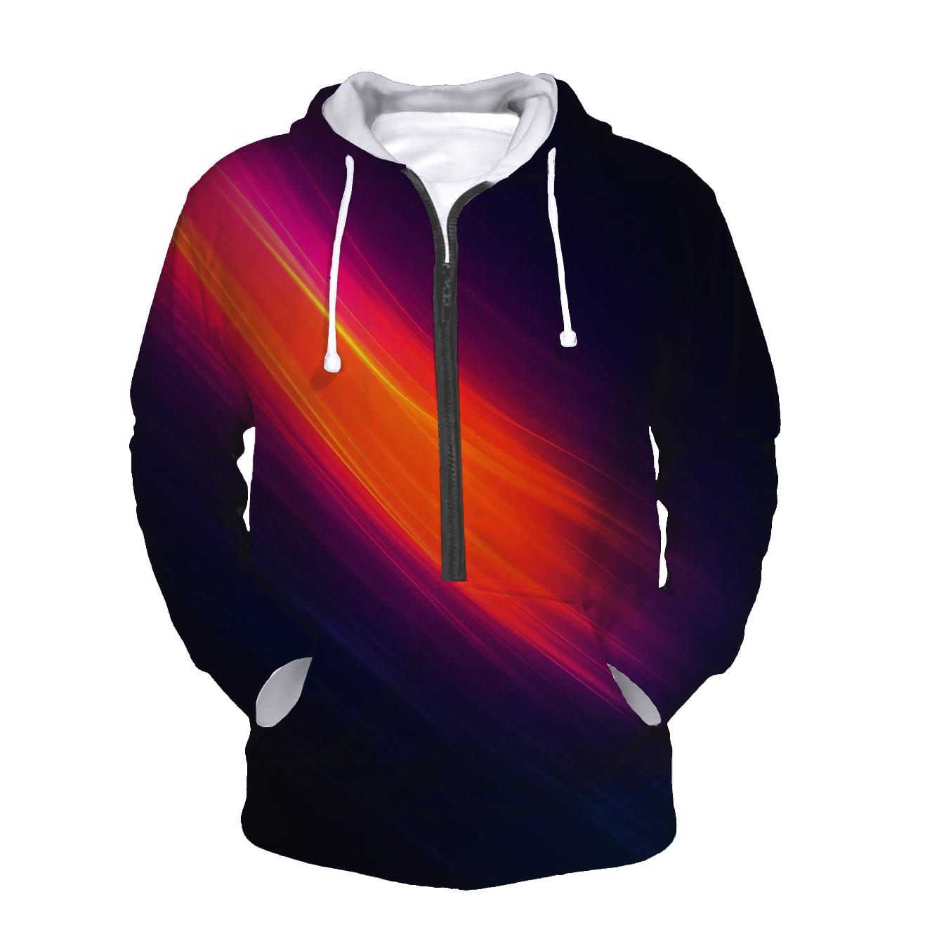 Electric Coral Surge lightweight hoodies