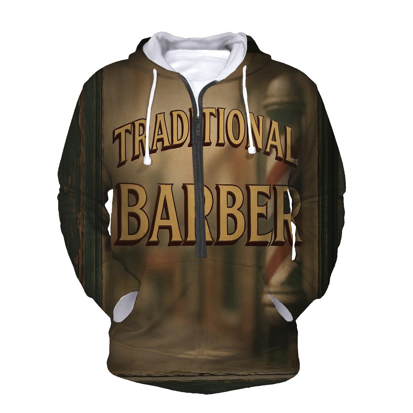 Classic Barber Shop Window Sign hoodies fashion