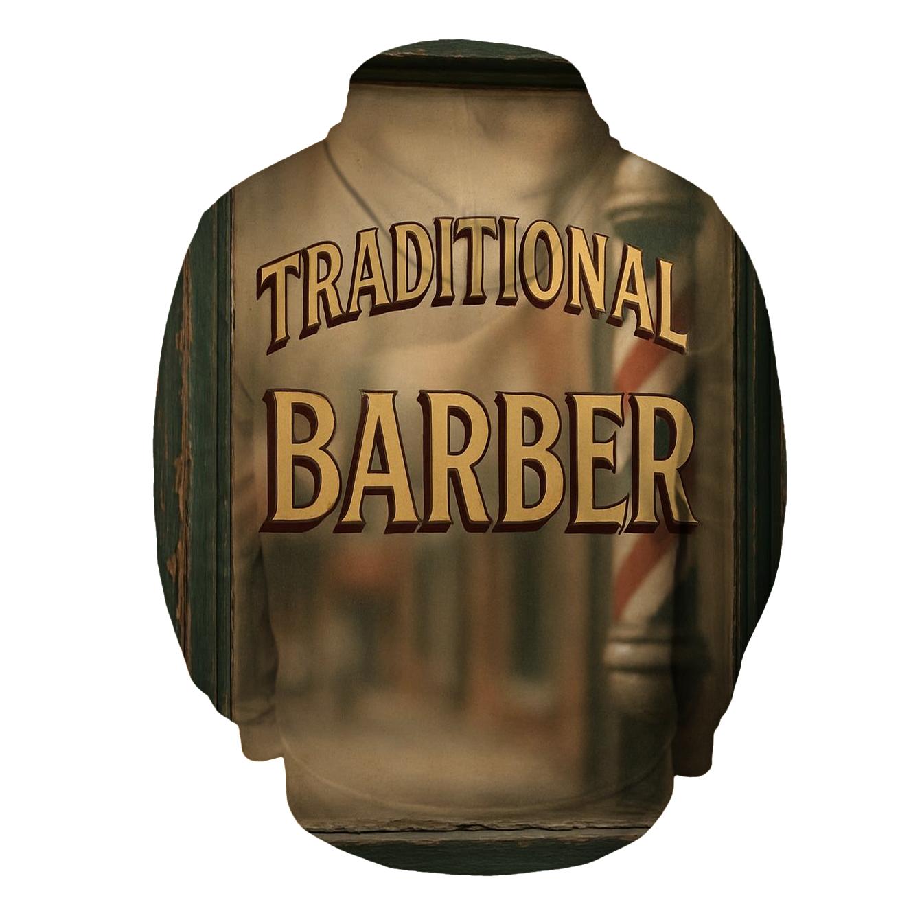 Classic Barber Shop Window Sign hoodies fashion