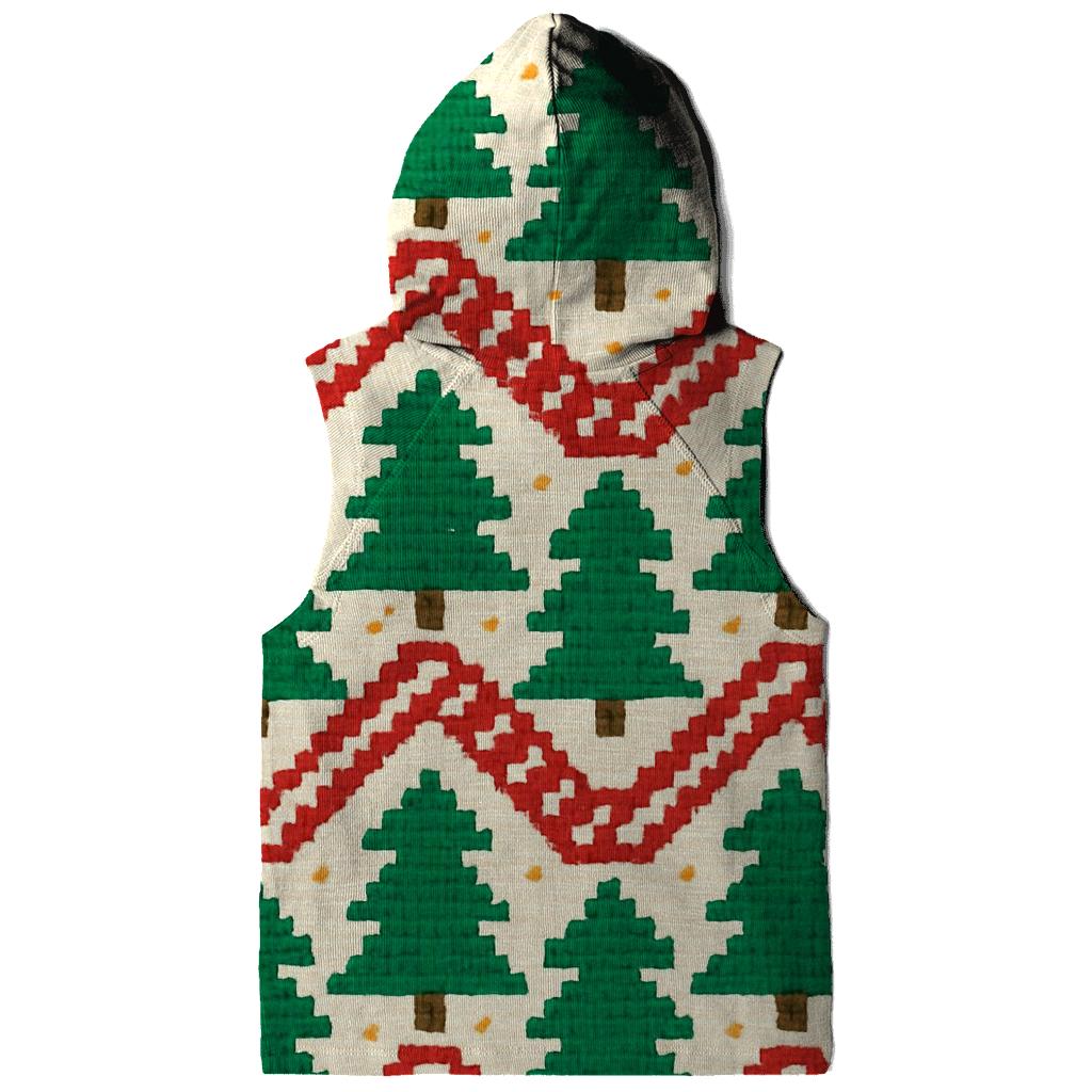 Candy Cane Zigzag Forest Design hoodie designs