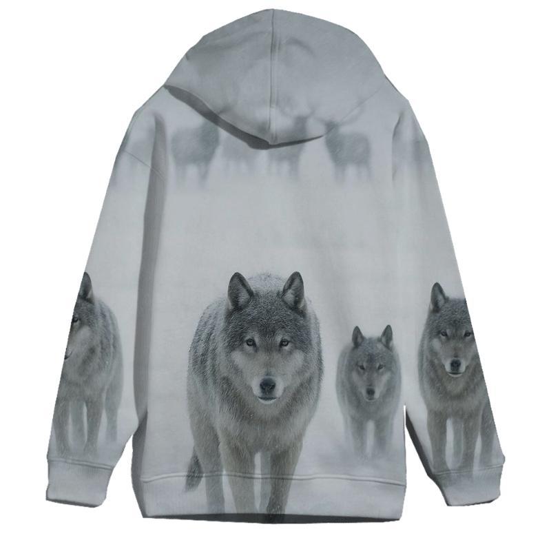 Snowstorm Elk Hunt Coordination designer hoodies