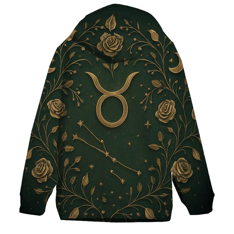 Taurus Celestial Garden Sigil lightweight hoodies