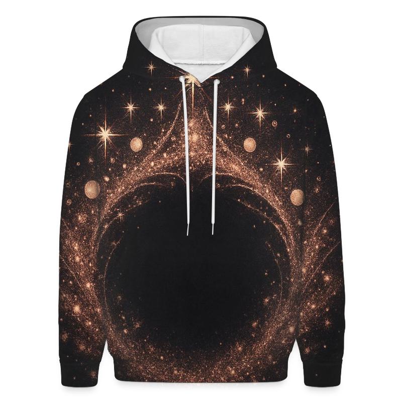 Celestial Glitter Crown hoodie designs