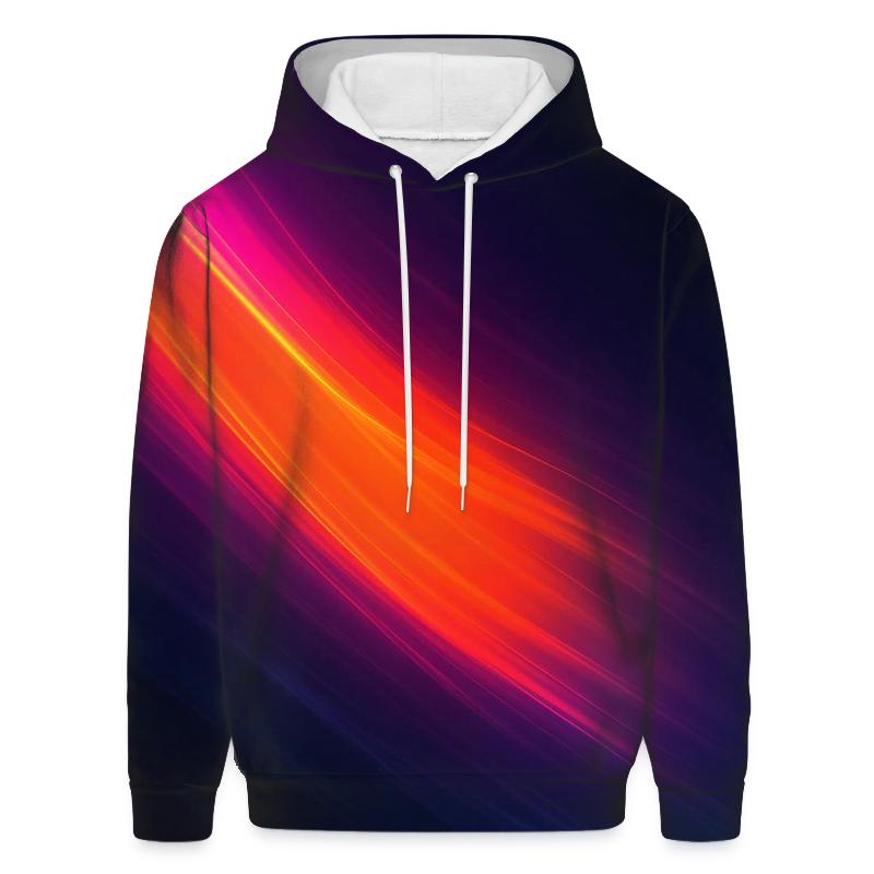 Electric Coral Surge zip-up hoodies