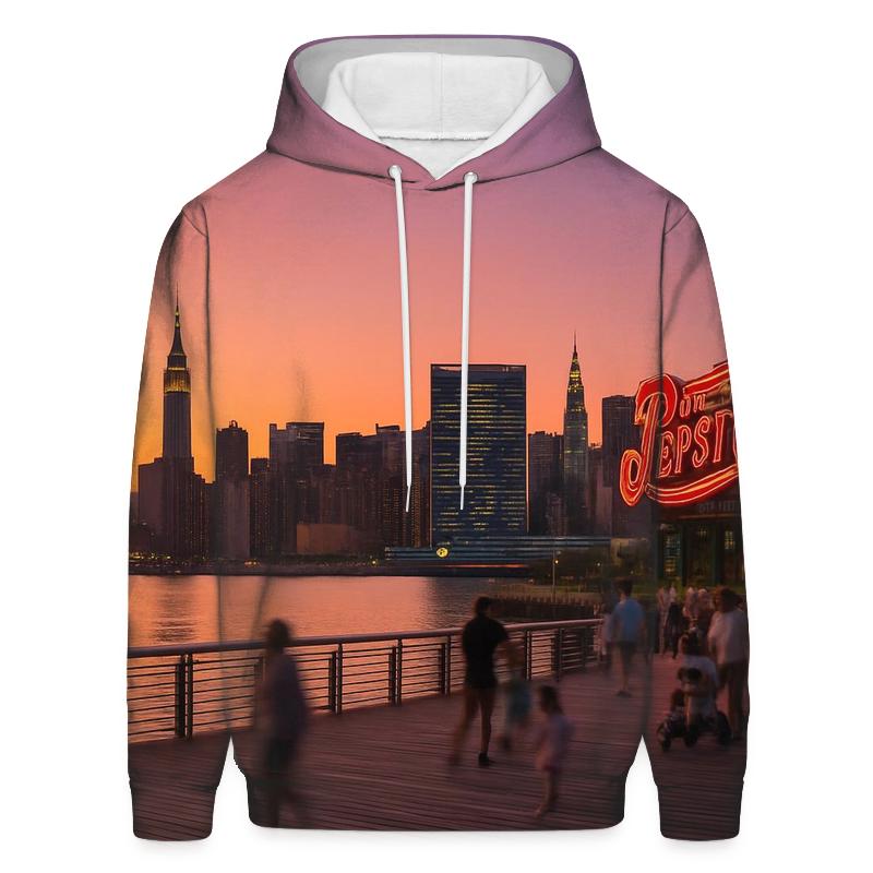 Sunset From Gantry Plaza State Park premium hoodies