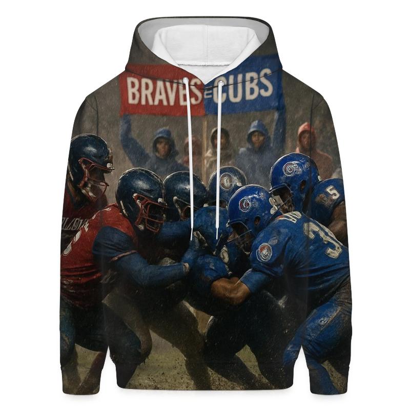 Rain Soaked Rivalry Trench Battle pullover hoodies